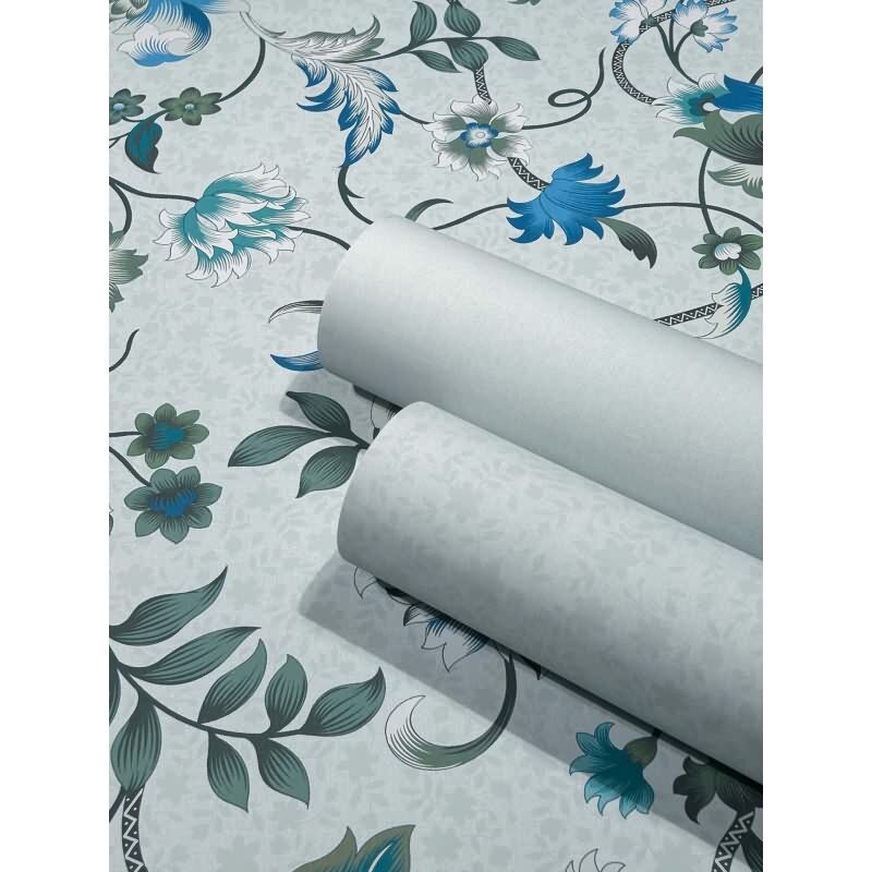 Vliestapete Struktur Uni Modern in Blau für Wohnzimmer, Schlafzimmer, Lounge (47604)