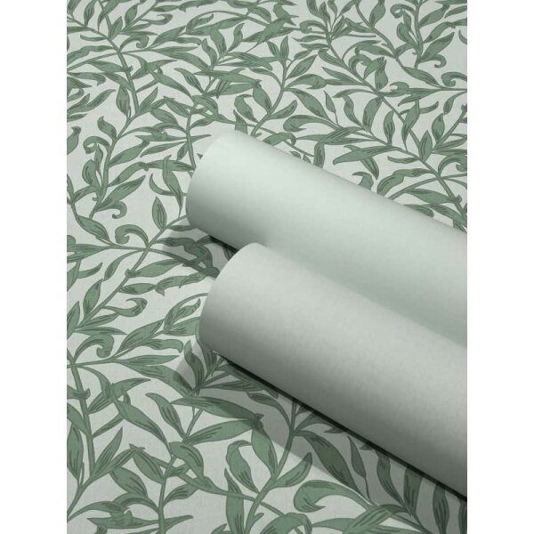 Vliestapete Struktur Uni Modern in Grün für Wohnzimmer, Schlafzimmer, Lounge (47605)