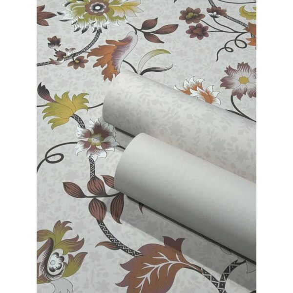 Vliestapete Struktur Uni Modern in Rosa-Braun für Wohnzimmer, Schlafzimmer, Lounge (47607)