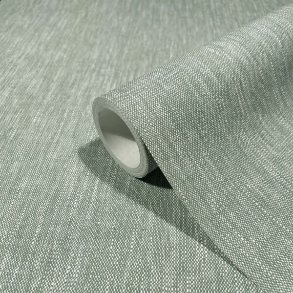 Vliestapete Texturiert, Linien Struktur Modern in Grün für Wohnzimmer, Schlafzimmer, Lounge (47615)