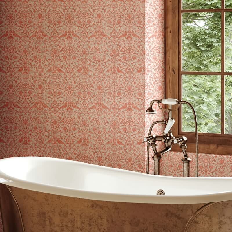 Vliestapete Vögel, Blumen Floral Natur in Beige für Wohnzimmer, Schlafzimmer, Lounge (47622)