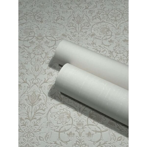 Vliestapete Uni Struktur Modern in Grau für Wohnzimmer, Schlafzimmer, Lounge (47630)