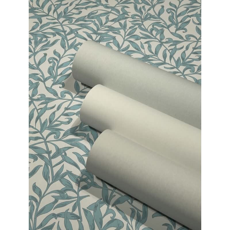 Vliestapete Blätter, Blattmotiv Floral Natur in Grau für Wohnzimmer, Schlafzimmer, Lounge (47639)