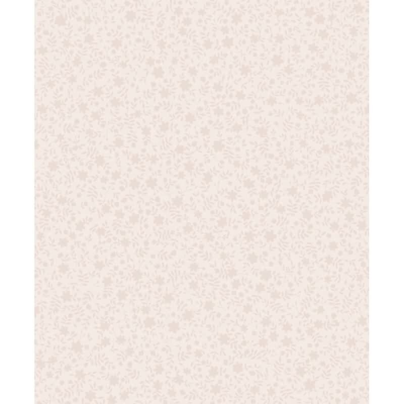 Vliestapete Blätter, Blattmotiv Floral Natur in Rosa-Braun für Wohnzimmer, Schlafzimmer, Lounge (47644)