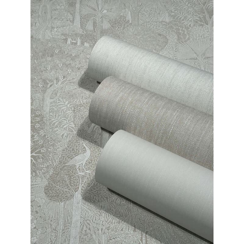 Vliestapete Wald, Bäume Floral Natur in Beige für Wohnzimmer, Schlafzimmer, Lounge (47649)