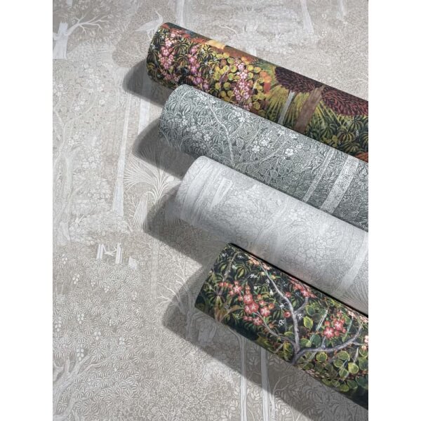 Vliestapete Wald, Bäume Floral Natur in Grün für Wohnzimmer, Schlafzimmer, Lounge (47651)