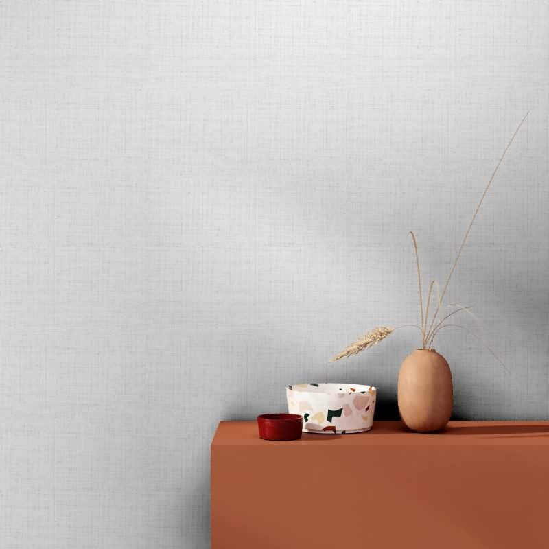 Vliestapete Uni Struktur Modern in Weiß für Wohnzimmer, Schlafzimmer, Lounge (47654)