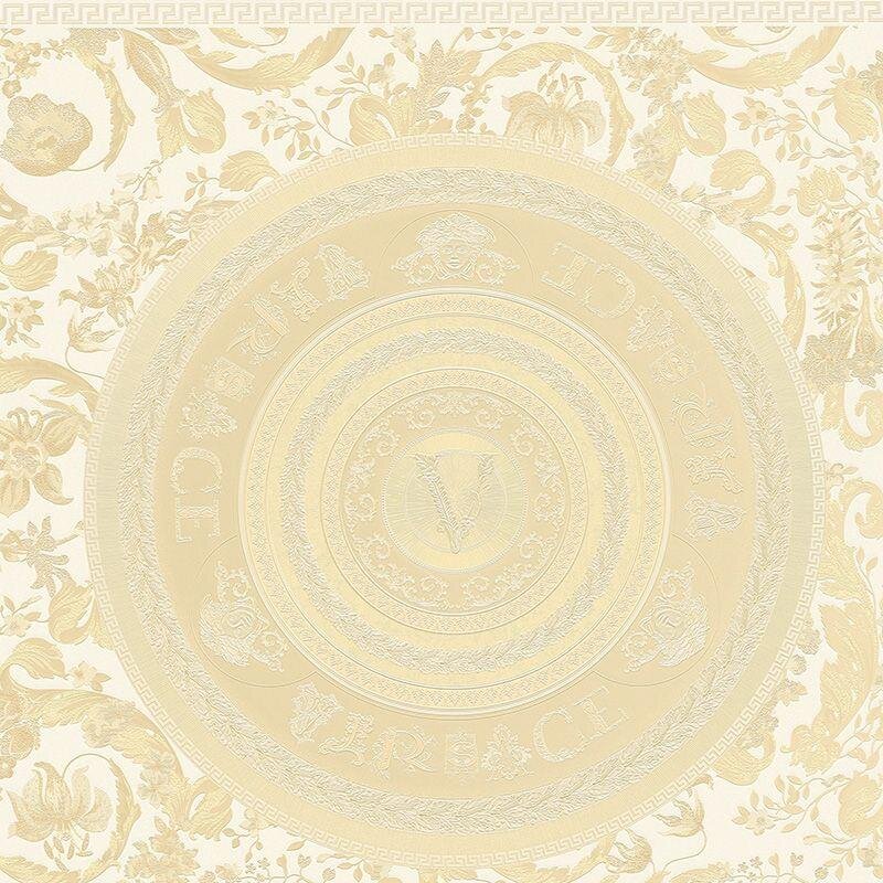 Tapete Beige, Creme VERSACE Satintapete (387053)