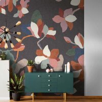 Digitaldruck Blumen, Blätter Floral Natur, Modern in...