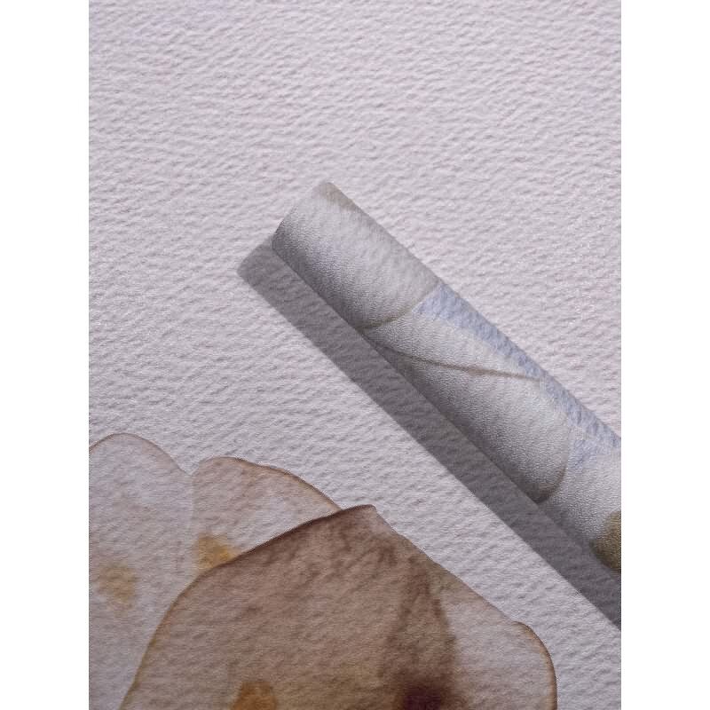 Digitaldruck Blumen, Blätter Floral Natur, Modern in Blau für Wohnzimmer, Schlafzimmer (34306)