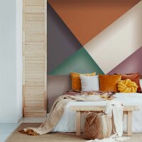 Digitaldruck 3D-Optik Grafisch Modern in Anthrazit...