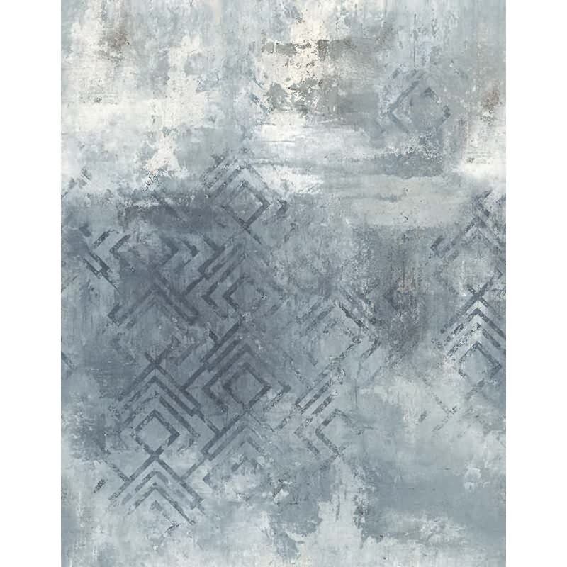 Digitaldruck Betonoptik Grafisch Modern in Grau für Wohnzimmer, Schlafzimmer (34311)