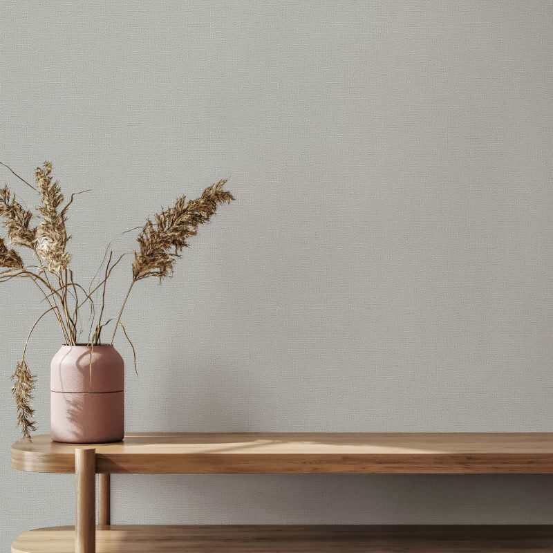 Vliestapete Texturiert Uni Modern in Grau für Wohnzimmer, Schlafzimmer (34327)