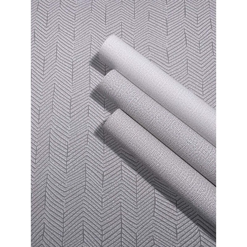 Vliestapete Texturiert Uni Modern in Grau für Wohnzimmer, Schlafzimmer (34327)