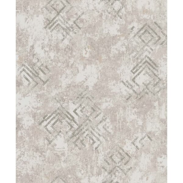 Vliestapete Betonoptik Grafisch Modern in Grau für Wohnzimmer, Schlafzimmer (34336)