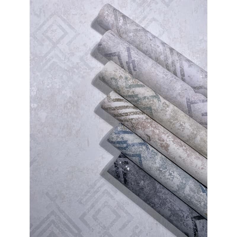 Vliestapete Betonoptik Grafisch Modern in Grau für Wohnzimmer, Schlafzimmer (34338)