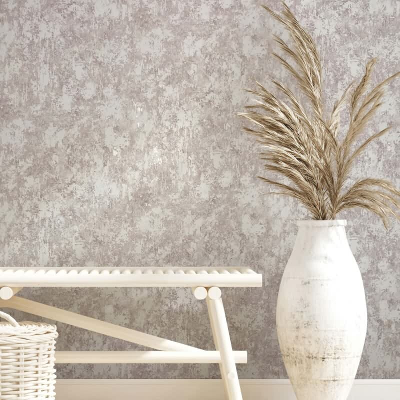 Vliestapete Betonoptik Struktur Modern in Grau für Wohnzimmer, Schlafzimmer (34343)