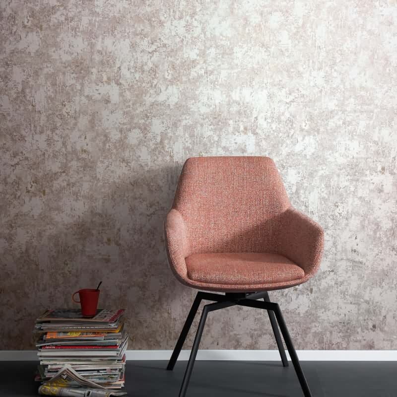 Vliestapete Betonoptik Struktur Modern in Grau für Wohnzimmer, Schlafzimmer (34343)