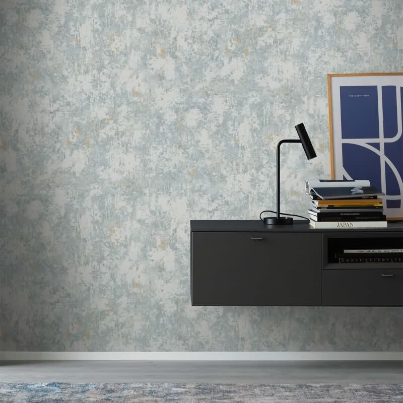 Vliestapete Betonoptik Struktur Modern in Grau für Wohnzimmer, Schlafzimmer (34344)