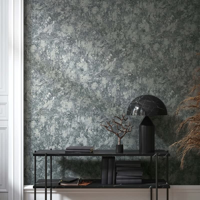 Vliestapete Betonoptik Struktur Modern in Grau für Wohnzimmer, Schlafzimmer (34345)