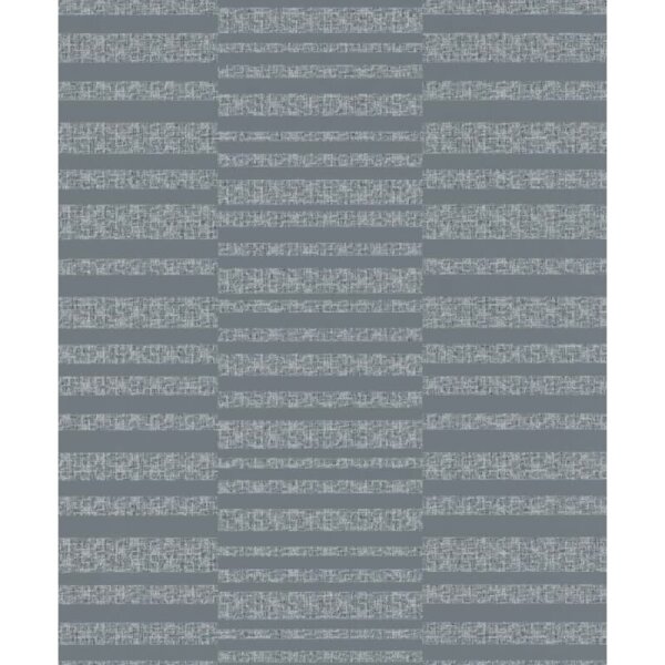 Vliestapete Querstreifen Streifen Modern in Grau für Wohnzimmer, Schlafzimmer (34348)