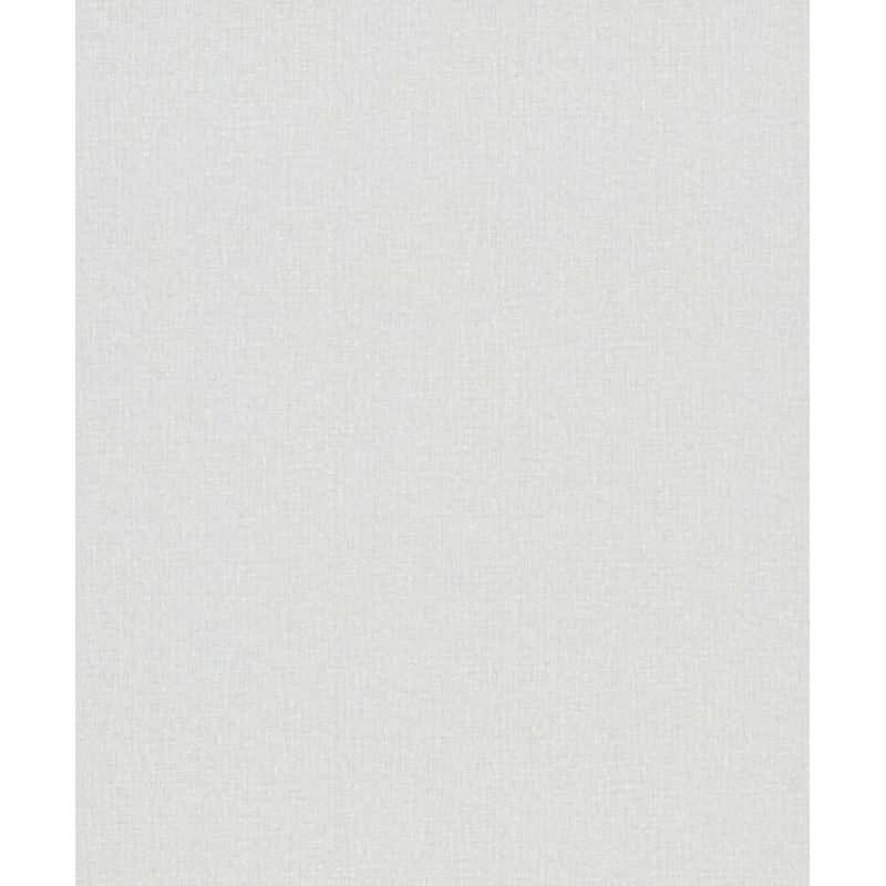 Vliestapete Textiloptik Uni Modern in Weiß für Wohnzimmer, Schlafzimmer (34349)