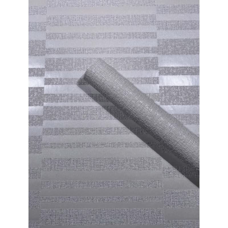 Vliestapete Textiloptik Uni Modern in Weiß für Wohnzimmer, Schlafzimmer (34349)