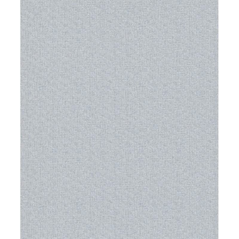 Vliestapete Textiloptik Uni Modern in Blau für Wohnzimmer, Schlafzimmer (34351)