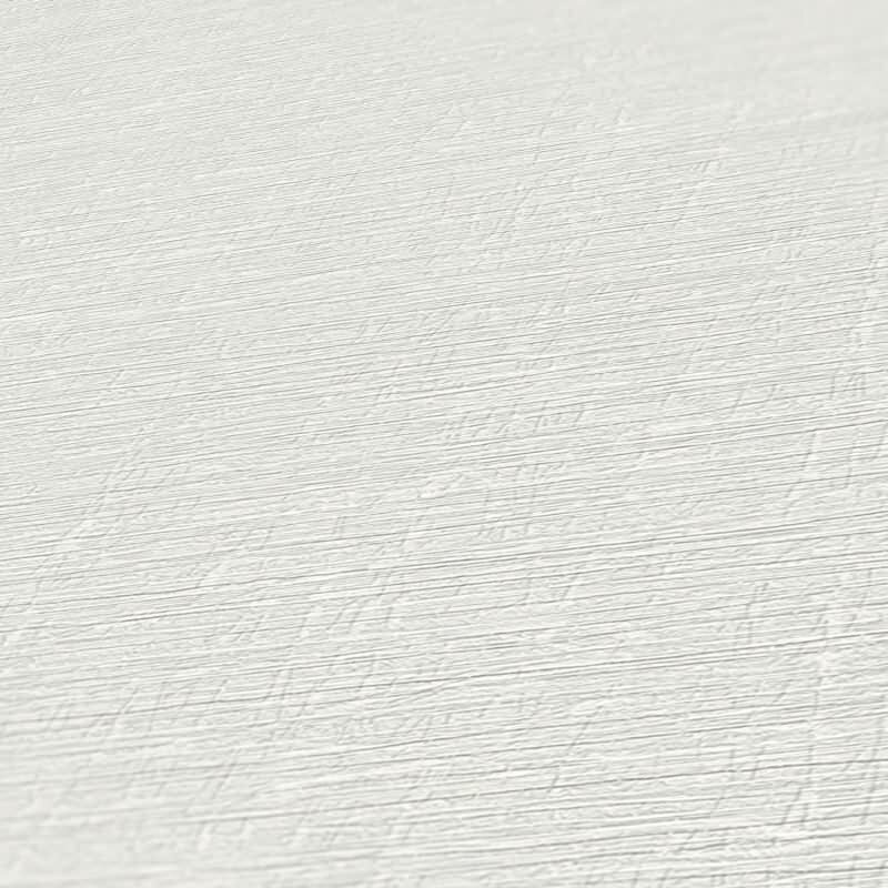 Unitapete mit Struktur-Optik Hellgrau - Einfarbige Vliestapete matt modern (396484)