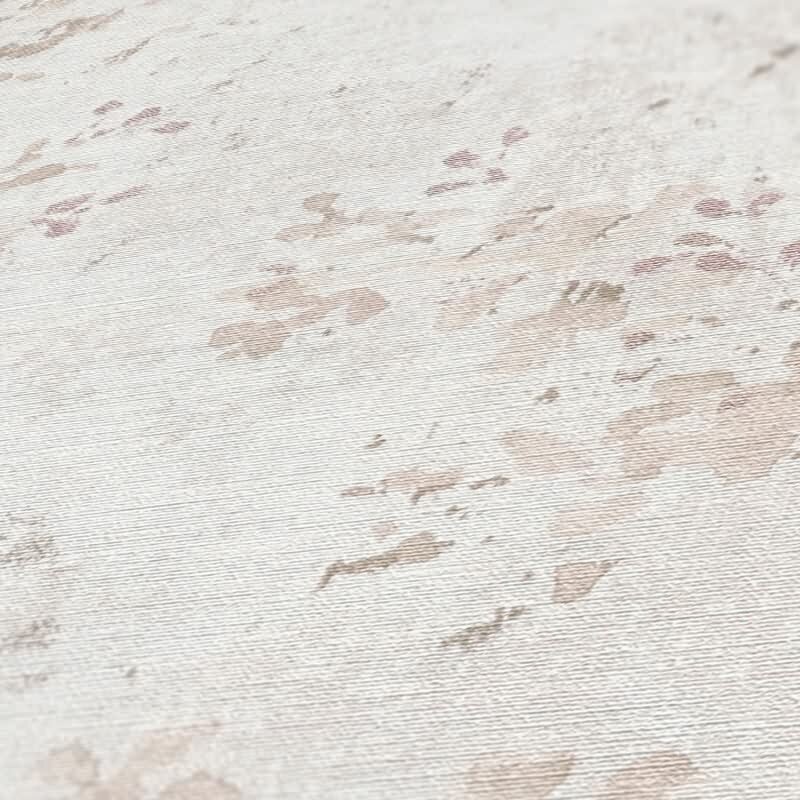 Florale Tapete Vintage Grau Beige - Vliestapete mit Blüten & Ästen (396503)
