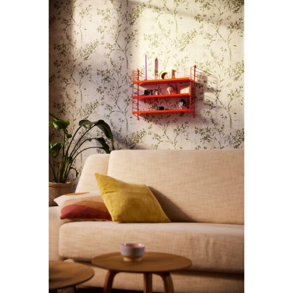 Florale Tapete Vintage Grün Beige - Vliestapete mit Ästen & Aquarelloptik (396504)