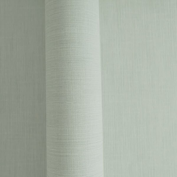 Unitapete in Leinen Optik Mintgrün - Strukturierte Vliestapete modern matt (396511)