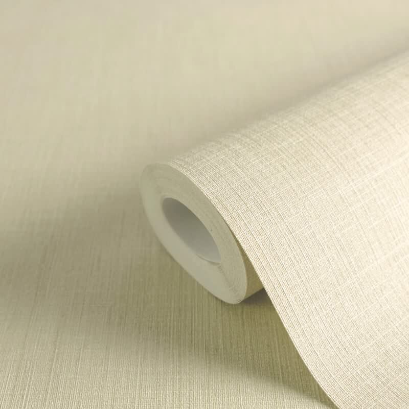 Uni Tapete in Leinen Optik Sandbeige - Strukturierte Vliestapete matt natur (396512)