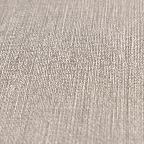 Uni Tapete in Leinenoptik Braun - Strukturierte Vliestapete matt natürlich (396516)