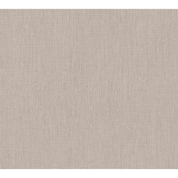 Uni Tapete in Leinenoptik Braun - Strukturierte Vliestapete matt natürlich (396516)