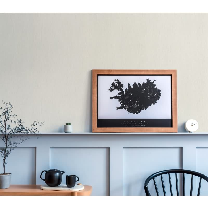 396517 Uni Tapete Leinen Optik Grau Silber Struktur Vliestapete modern livingwalls