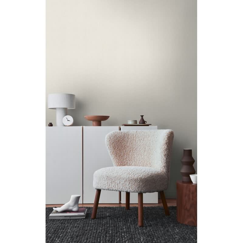 396517 Uni Tapete Leinen Optik Grau Silber Struktur Vliestapete modern livingwalls