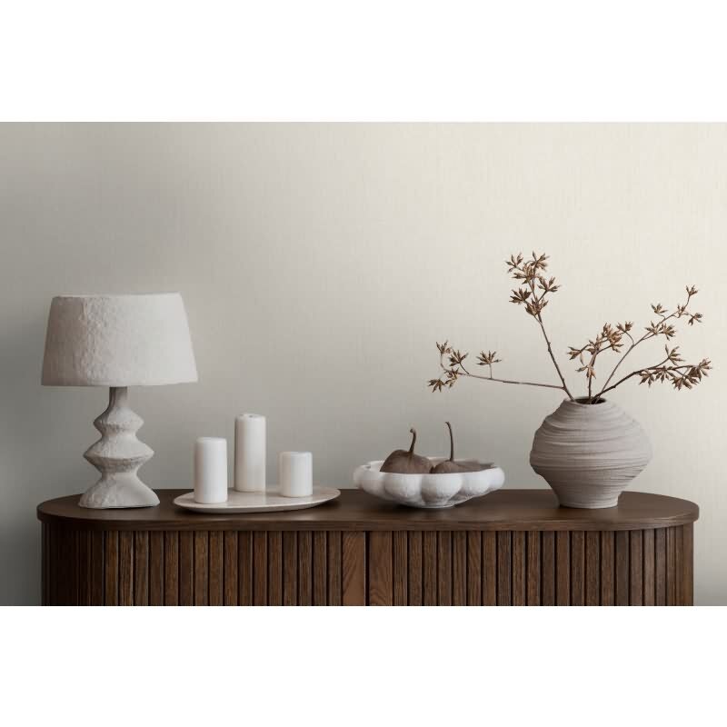 396517 Uni Tapete Leinen Optik Grau Silber Struktur Vliestapete modern livingwalls