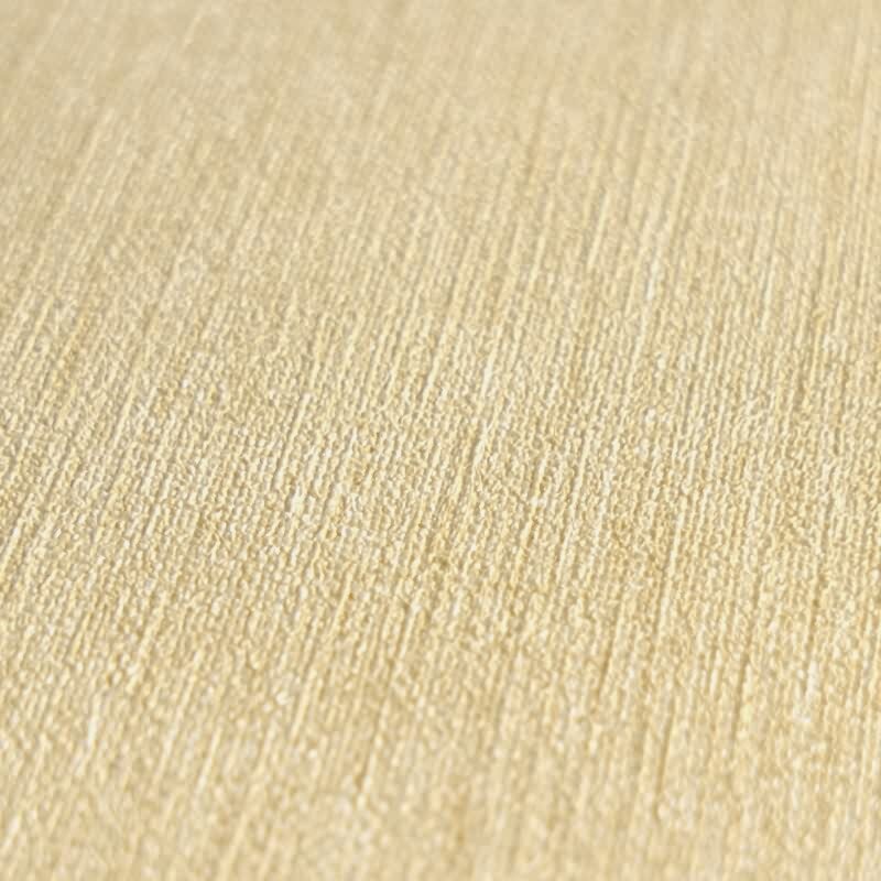 Unitapete in Leinenoptik Beige - Strukturierte Vliestapete matt natürlich (396518)