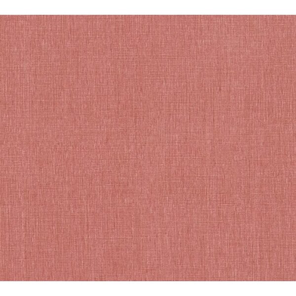 Uni Tapete in Leinen Optik Rot - Strukturierte Vliestapete matt kräftig (396522)