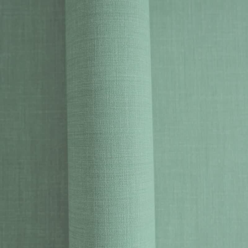 Unitapete in Leinenoptik Türkis - Strukturierte Vliestapete matt frisch (396523)