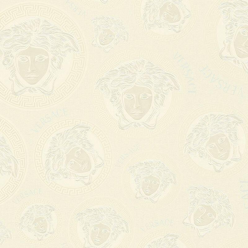 Tapete Beige, Creme VERSACE Satintapete (386116)