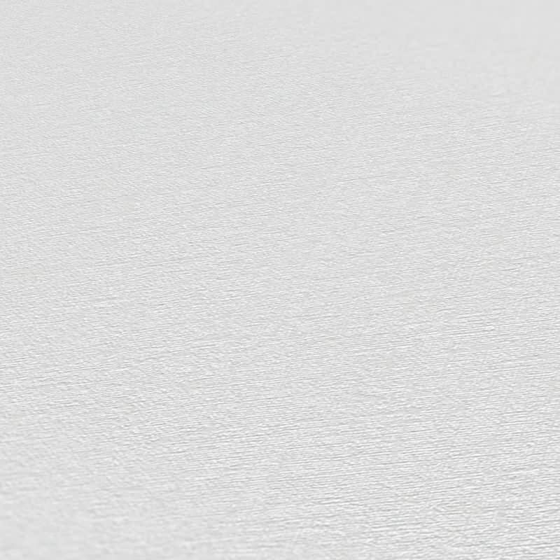 Unitapete Weiß - Einfarbige Strukturtapete modern - Vliestapete dezent (396551)