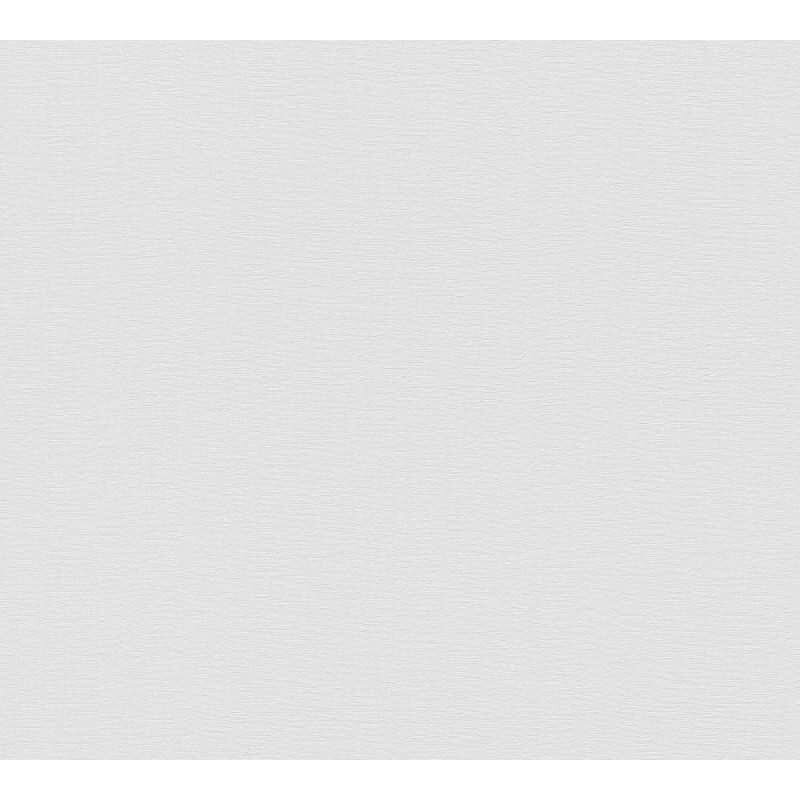 Unitapete Weiß - Einfarbige Strukturtapete modern - Vliestapete dezent (396551)