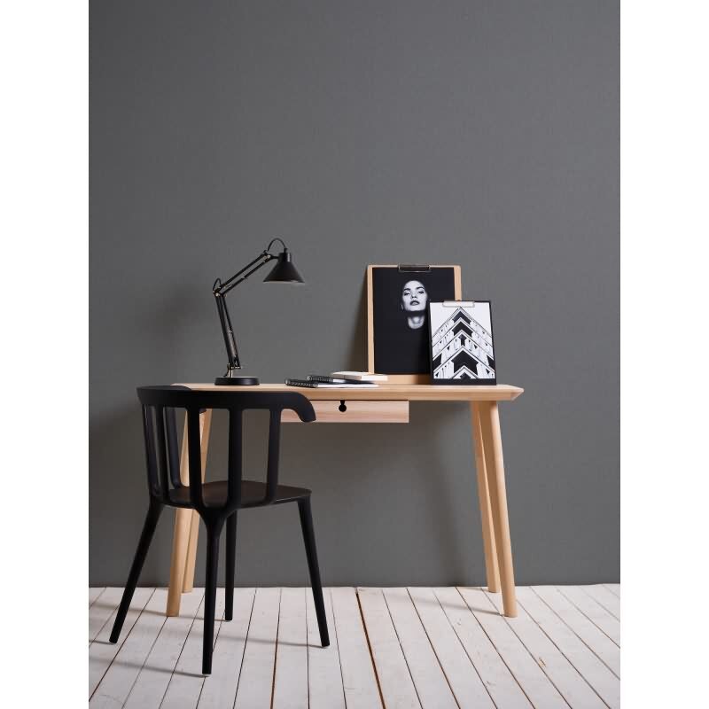 Uni tapete Anthrazit Grau - Strukturierte Vliestapete in Leinenoptik - Modern & edel (396552)