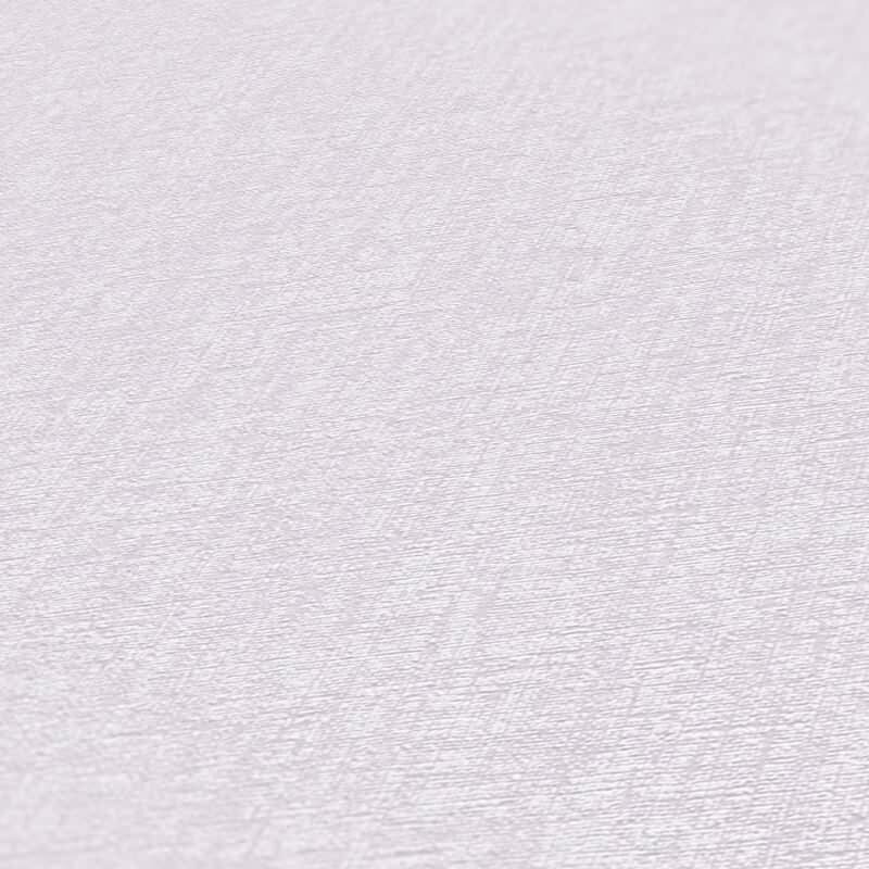 Uni Tapete Hellflieder - Vlies Tapete mit feiner Struktur - Zarte Leinenoptik modern (396556)