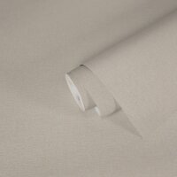 Unitapete Beige - Vliestapete mit feiner Struktur -...