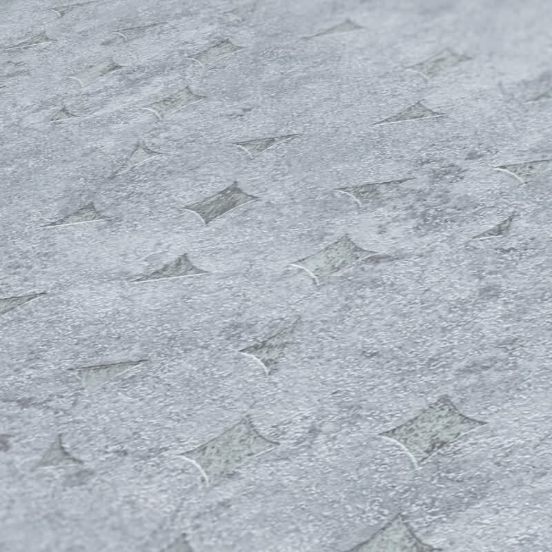 3D-Tapete Grau Betonoptik - Geometrisches Muster mit Struktur - Vliestapete modern (396561)