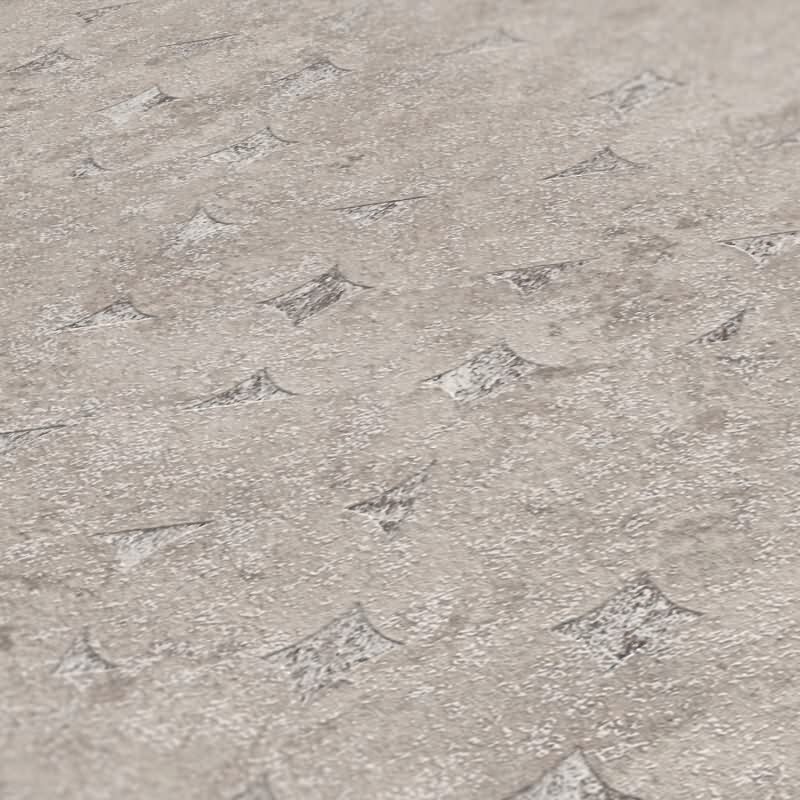 3D-Tapete Beige Beton Optik - Geometrisches Muster modern - Vliestapete mit Struktur (396562)