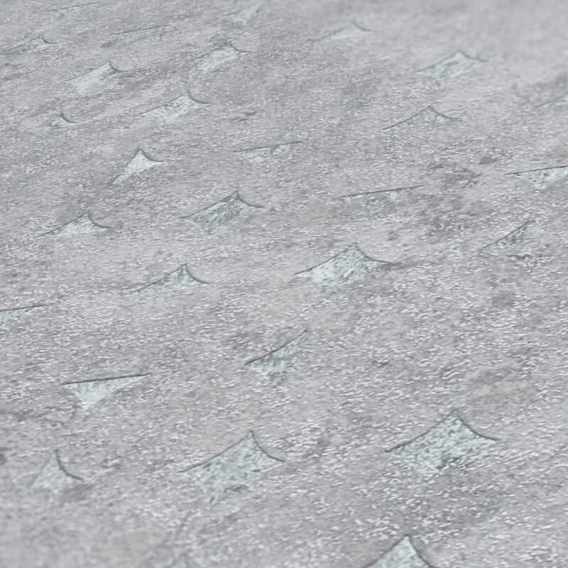 Industrial Tapete Grau Betonoptik - Geometrisches Muster mit Struktur - Vliestapete modern (396565)